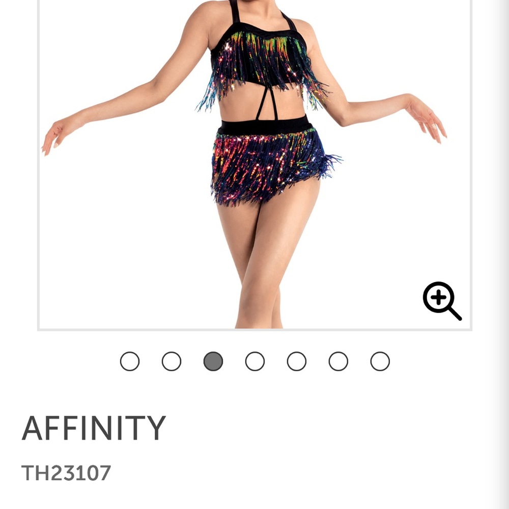 Affinity Sequin Fringe Dance Set